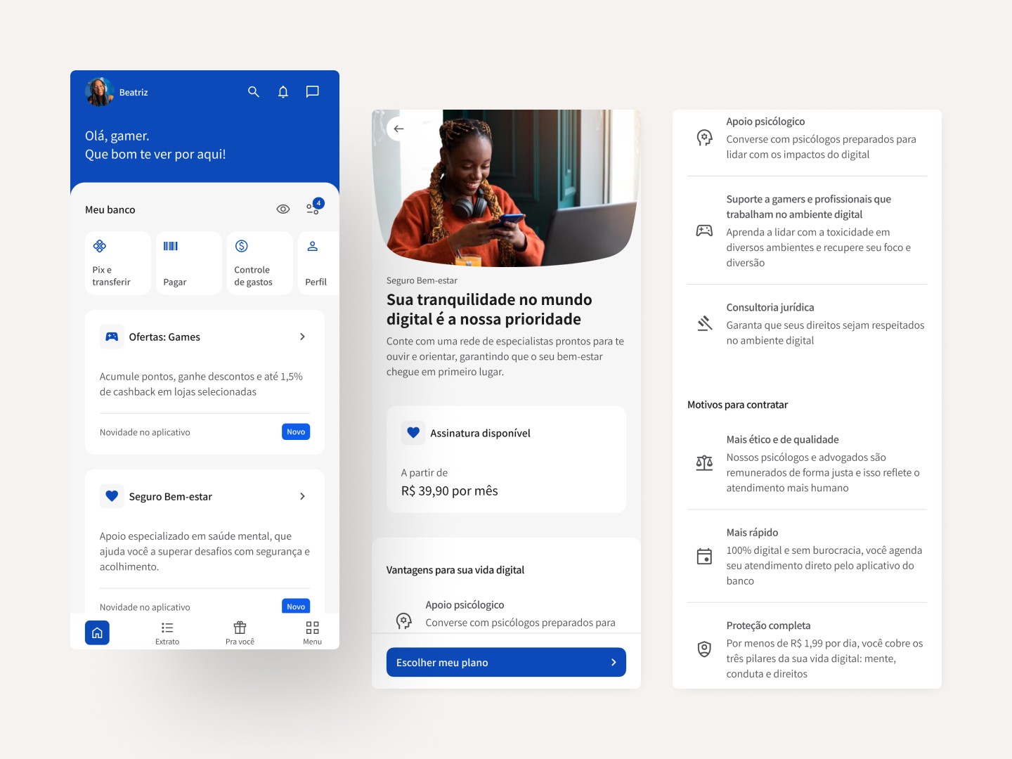Interface conceitual para fins acadêmicos. Isento de vínculo com instituições financeiras.